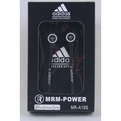 Наушники ADIDAS MR-A19S вакуум. в короб.