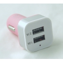 Бл. пит. для MP3 (2 USB,без шн.) 5V 2,1/1A прикур. B-11 квадр..