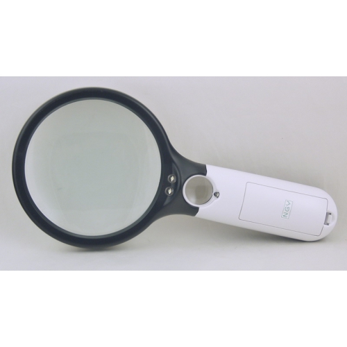 Лупа (90) двойн. с подсвет. 2+1 лампа №6903A