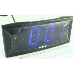 Часы-буд. электронные VST-719-5 (син. циф.)