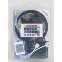 Светодиодная лента (разноцв.) уличн. №3528-220V RGB 8реж. 5м