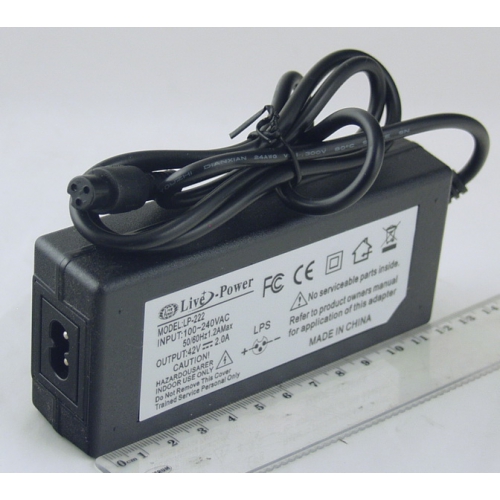 Блок питания (42V 2A) №4220 LP-222 (для гироскутера)