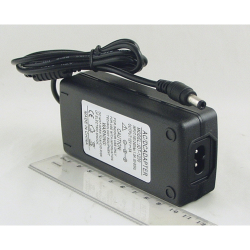 Блок питания для в/кам., DVD (3A 12V) №12-300 толст. шт. (5,5*2,5)
