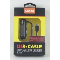 Зарядное устройство для SAMSUNG авто 5V 2,1A LDNIO AC-25-V8 + USB