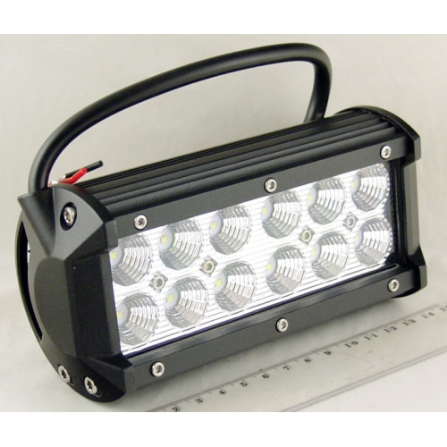 Фары светодиодные 12 ламп 36W DC-12 прямоуг. 36-SA ближний