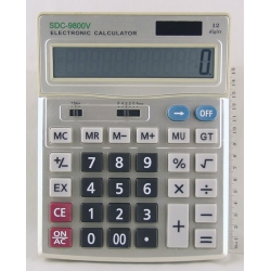 Калькулятор 9800 (SDC-9800V) 12 разр. больш. экр. 