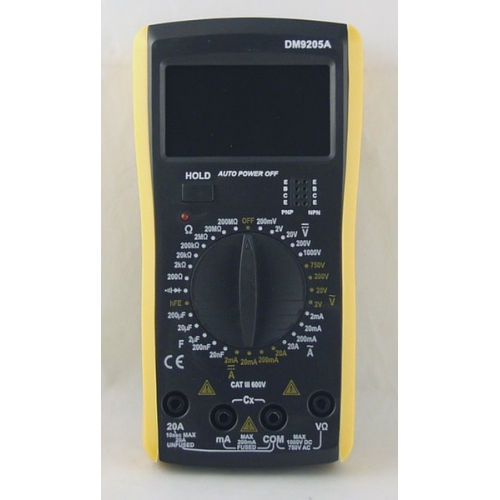 Цифровой Мультиметр DM-9205A1 (в калоше) 920 Series желт. кор.