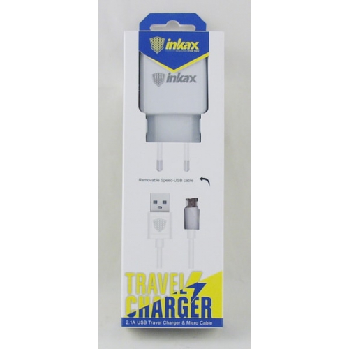 Зарядное устройство для SAMSUNG сетев. 2,1A INKAX CD-01 2USB