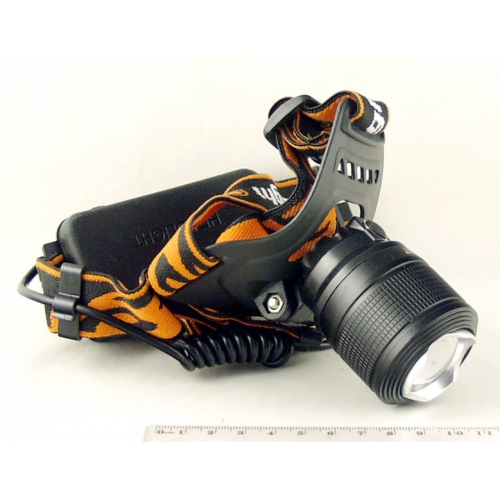 Фонарь головной (2 ярк.+ акк + ЗУ) 3р.15000W BL-2199-3 (бел.+ желт.) zoom