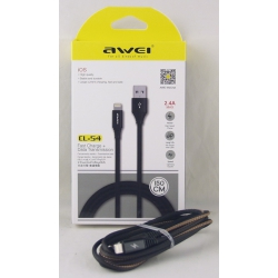 Шнур для IPHONE5 1м CL-54 в короб. AWEI