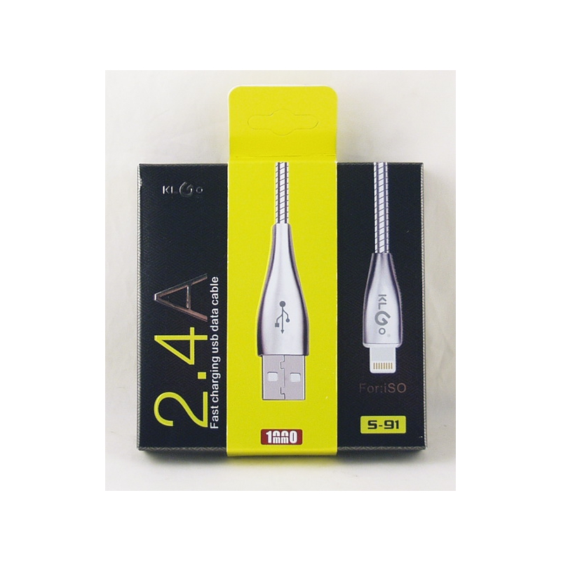 Шнур для IPHONE5 1м S-91 KLGO