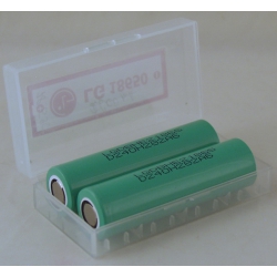 Аккумулятор для фонарика №18650 2600mA LGDBHE2 iпо 2шт) зеленые