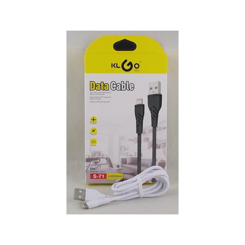 Шнур для IPHONE5 1м S-71 KLGO