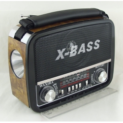 Радиоприёмник XB-471URT (FM/AM/SW) SD/TF, USB, встроен. аккум., сетевой шнур, фонарь Радиоприёмник XB-471U (FM/AM/FM) SD, USB сетев. встроен. аккум. фонарь