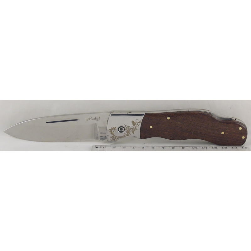 Нож 5280 раскладной с дерев. ручкой