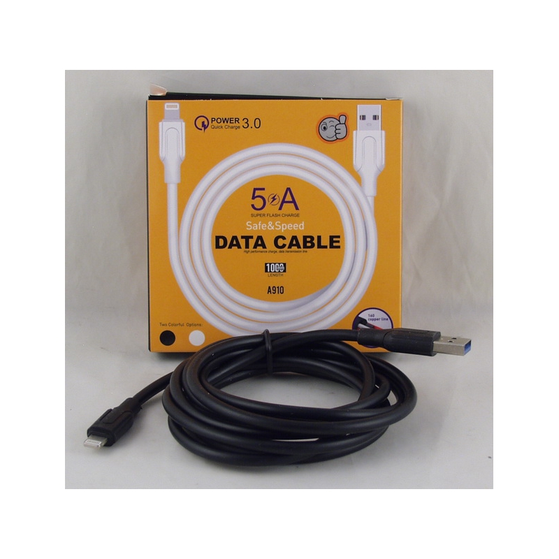 Шнур для IPHONE5 2м A-920A-IP5 5A быстрая зарядка 3.0