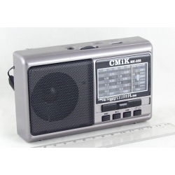 Радиоприёмник MK-958 9 band (FM 64-108MHz/AM/SW1-6) USB, TF аккум.18650, шнур USB-5,5*2,5 с фонарем Радиоприёмник MK-958 9 band (FM 64-108,AM) USB, SD аккум., фонарь