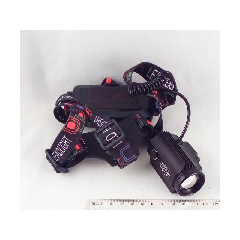 Фонарь головной (1 ярк.+ 2акк.+ шнур microUSB) HT-750-T6 с компасом, zoom