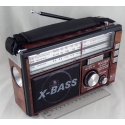 Радиоприёмник XB-391URT (FM, AM, SW 3 Band) SD, USB сетев. встроен. аккум. с фонар.