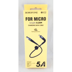 Шнур для SAMSUNG 25см BX-32-V8 в короб. BOROFONE 5A