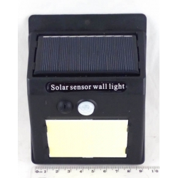 Подсветка для сада 1 больш. лампа YG-1281COB солнечн. батар., датчик движ. 