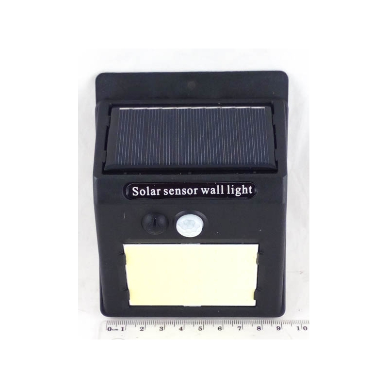 Подсветка для сада 1 больш. лампа YG-1281COB солнечн. батар., датчик движ. 