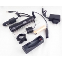 Фонарь светодиодный (1 мощ., акк.+ЗУ) 5000W HQ-706-T6 (на ружье) zoom 