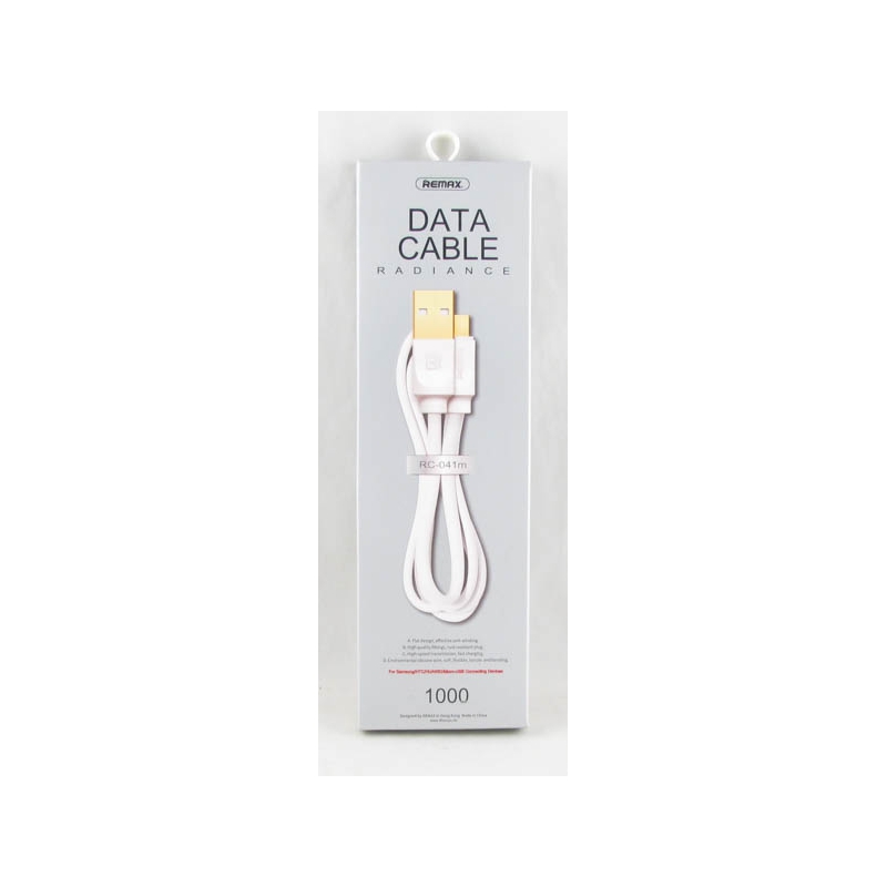 Шнур для SAMSUNG 1м №041-V8 REMAX (оригинал) в коробке