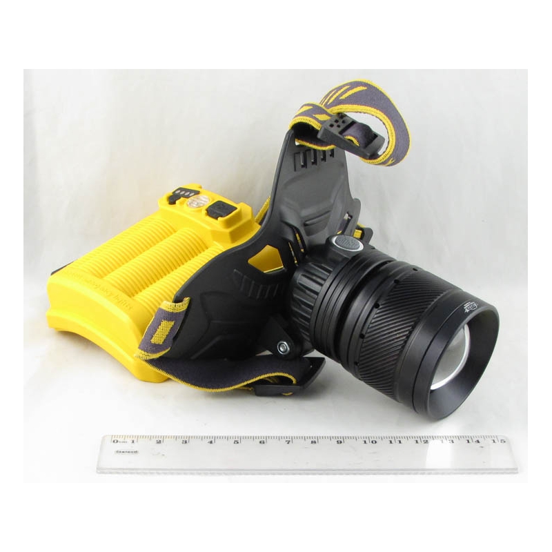Фонарь головной (1 ярк.+ 3акк.+ шнур microUSB) 3реж. HT-804-P90 zoom