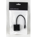 Переходник Mini DisplayPort-HDMI (шнур 15см) 