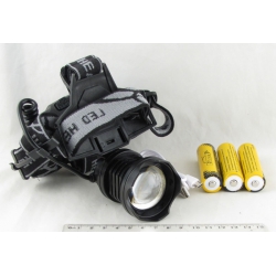 Фонарь головной (1 ярк., 3 акк.+ шнур microUSB) HT-799-P70 zoom 