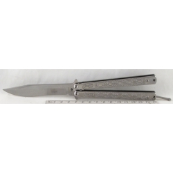 Нож бабочка раскладной 1088 (TT-F1088) с металлической ручкой