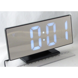 Часы-будильник электронные DS-3618L-6 (белые цифры)