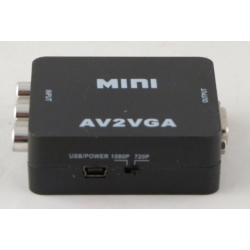 Переходник  AV2-VGA Mini 1080p (конвертер)