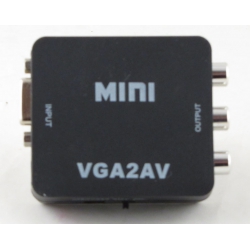 Переходник  VGA-2AV Mini 1080p (конвертер)