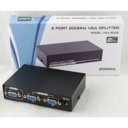 Разветвитель VGA (сплиттер) 1080P 1 вход, 2 выхода VGA-2002 в коробке 