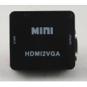 Переходник HDMI-2VGA (конвертер) черный