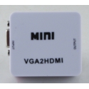 Переходник  VGA2-HDMI (конвертер) белый