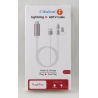 Переходник TIPE-C/V8/IP5-HDMI 3м LD-6M в коробке