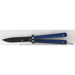 Нож бабочка раскладной 1082 (TT-F1082) синий
