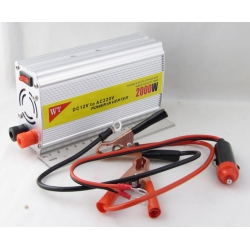 Преобразователь напряжения 12V-220V 2000W 1 розетка + USB №828 
