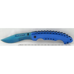 Нож 889 (D-889L) синий раскладной 