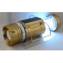 Фонарь для кемпинга YD-1076 (1 больш., шнур 3,5*1,35) 3 режима подвесной, солнеч. батарея 