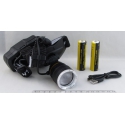 Фонарь головной HT-891G (1 ярк.+ 2акк.+ шнур microUSB) 3реж. zoom бесконтактный