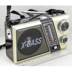 Радиоприёмник XB-751BT 3 band (FM/AM/SW) USB, SD встр. акк.18650, фонарь, Bluetooth Радиоприёмник B-751BT 4 band (FM/AM/SW1,2) USB, SD встр. акк.,сетев., фонарь ??