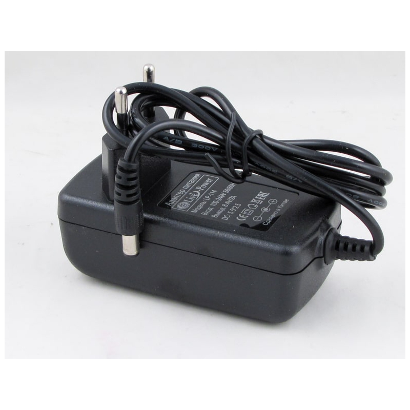 Блок питания (8,4V 2A) LP-114 толст. штекер (5,5*2,5) с контроллером заряда