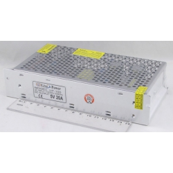 Блок питания для  светодиодных лент (20A 5V) LP-100 100W IP20 трансформатор