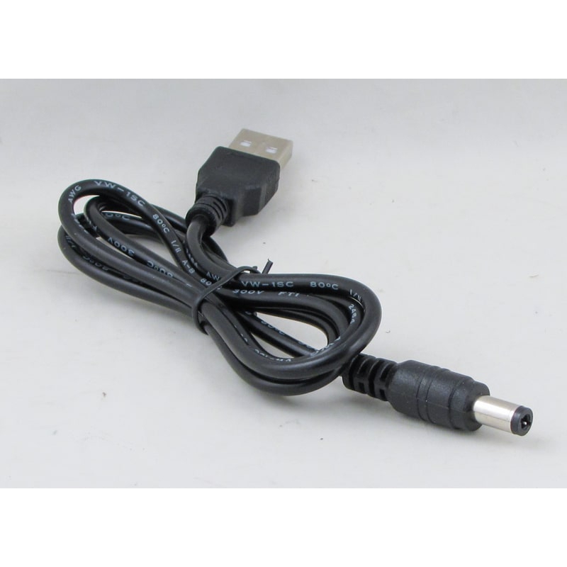 Шнур USB-штекер 5,5*2,5 L-24 1м