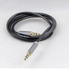 Шнур AUX (Джек 3,5 - Джек 3,5) 1м метал. M-10 черный ??