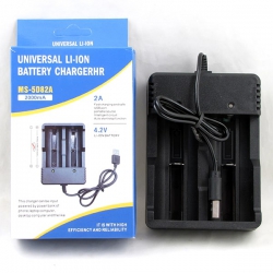 Зарядное устройство для 2 акк. 18650 H-391 (от USB)